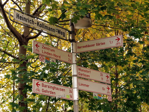 Richtungsschilder