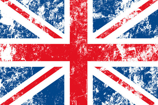 Fototapeta drapeau anglais usé