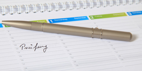 Kalendereintrag - Prüfung.