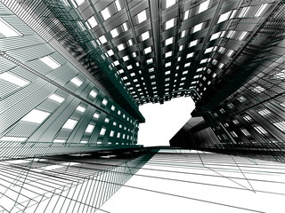 abstract modern architecture