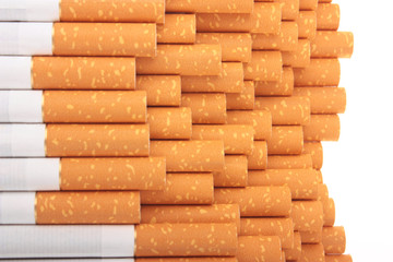 cigarettes isolated on white background