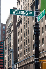 Wedding Love Street Signs