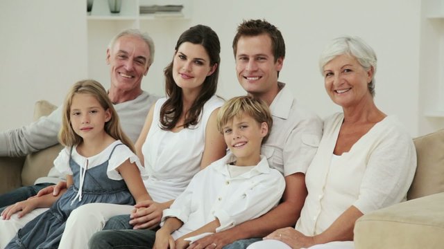 Multi Generational Family Portrait