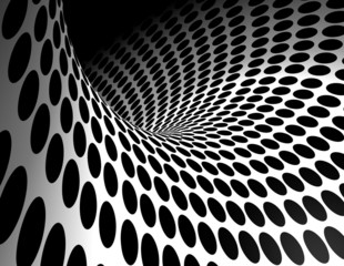 fondo abstracto con onda y circulos