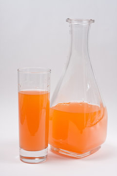 Decanter with juice