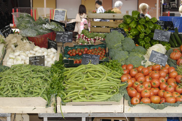 Vegetable market at Nice. Provence. France