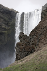 Wasserfall Skogafoss Iceland