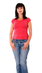 Fototapeta premium Woman in jeans