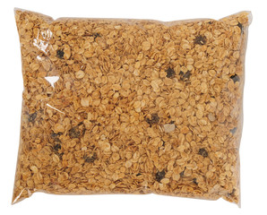 Cereal packaging. Isolated