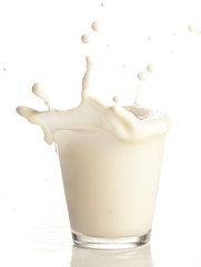 pouring milk
