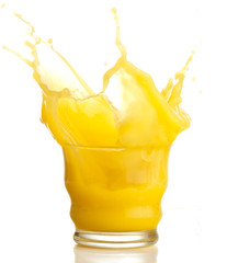 orange juice splash