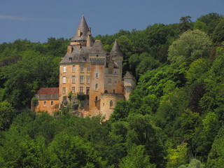 Fototapeta na wymiar Château La-Roque-des-Péagers ; Périgord Noir