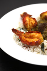 Nilgiri King Prawn Curry with Coconut Rice
