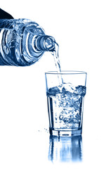 pouring water