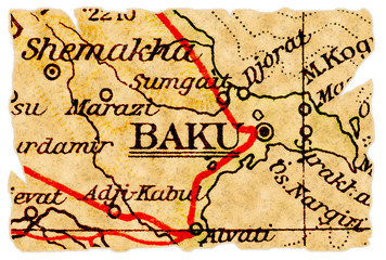 Baku old map - 27225838