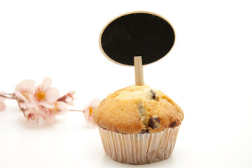Muffin mit Blume
