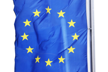 Europas Fahne im Wind