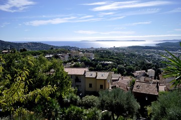 Obraz premium Bormes-les-mimosas, vue générale 