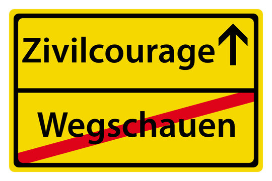 Zivilcourage Zivilcourage-Bilder: Stock-Fotos & -Videos. | Adobe Stock