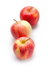 Apples isolated on white