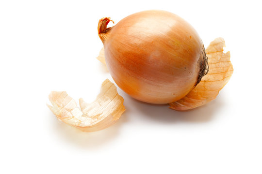 Onion isolated on white