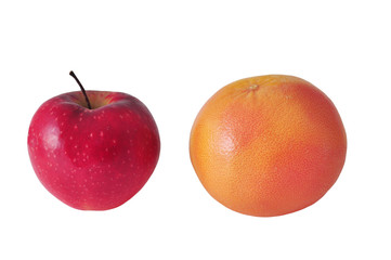 Apple and Grapefruit