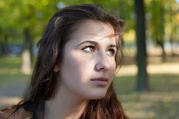 Naklejka premium portrait outdoors