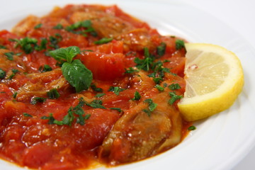 peperoni rossi piccanti con limone