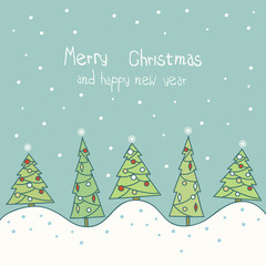 Merry Christmas and New Year’s card