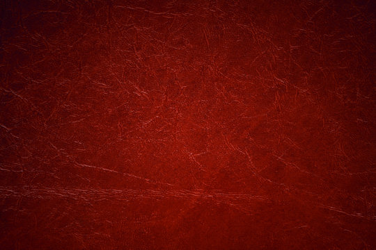 Red imitation leather background texture