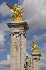 Fototapeta na wymiar Pont Alexandre III in Paris, France