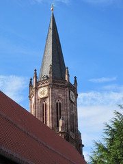 Fototapeta na wymiar Pfarrgemeinde St.-Aegidien Kirche in Heilbad Heiligenstadt