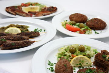 piatti arabi con carne