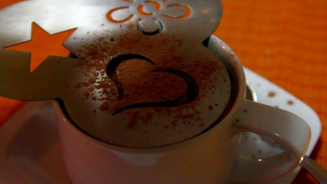 cappuccino decorato