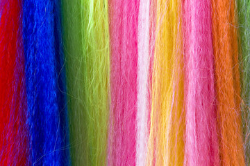 Hintergrund - Bunte Fasern