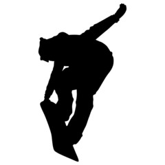 Snowboarder Silhouette