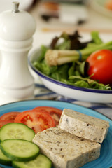 Mushroom Pate and Salad