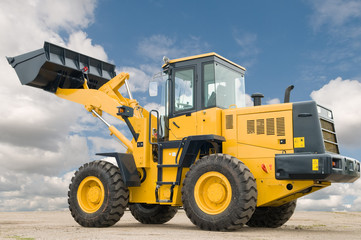 front end loader machine