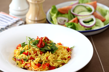 Orzo Pasta with Slow Roasted Tomatoes