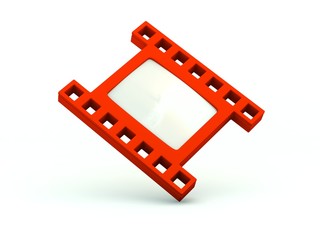 Movie icon. Red series