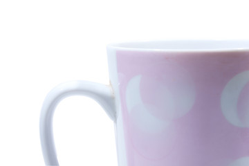 A glass of water on a white background.