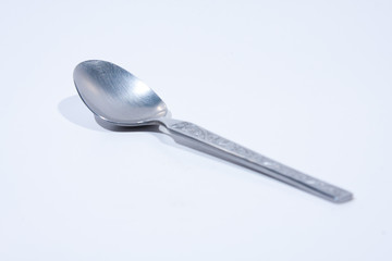 Spoon on a white background.