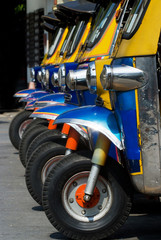 Tuk-tuk taxis in Bangkok