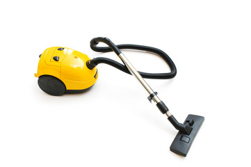 Vacuum cleaner isolated on the white background