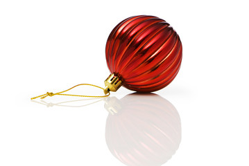 Christmas decoration isolated on the white background