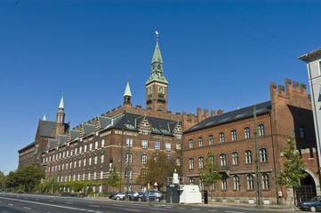 Fototapeta na wymiar Cityhall budynku w Kopenhadze