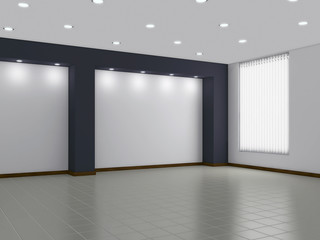 3d interno vuoto da arredare