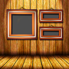 Beautiful frames on colorful background