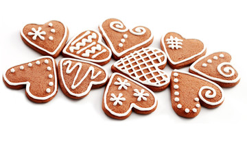 gingerbread hearts
