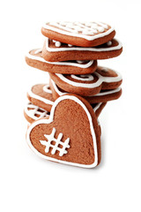gingerbread hearts